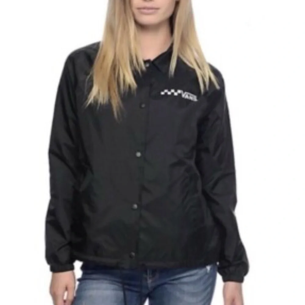 Vans Black Thanks Coach Jacket - Picture 2 of 15